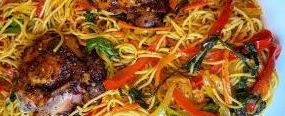Pasta with veggies